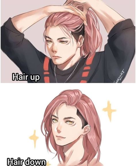 Male High Ponytail Drawing, Slick Back Ponytail Drawing Reference, Pushing Hair Out Of Face Pose Drawing, Shaved Side Hairstyles Drawing, Someone Tying Their Hair Reference, Man Bun Hairstyles Drawing, Mens Anime Hairstyles, Male Undercut Hairstyles Long, Undercut Ponytail Drawing