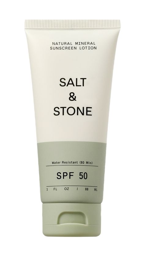 Salt & Stone Natural Mineral Sunscreen Lotion SPF 50 Salt And Stone, Natural Spf, Salt Stone, Rosehip Seed Oil, Natural Sunscreen, Body Sunscreen, Sunscreen Spf 50, Body Scrubs, Zinc Oxide