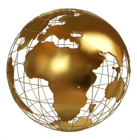 3d Globe, Gold Globe, World Globe, Eye Brow, Golden Globe, Maasai, Living Forever, Travel Inspired, Social Media Icons