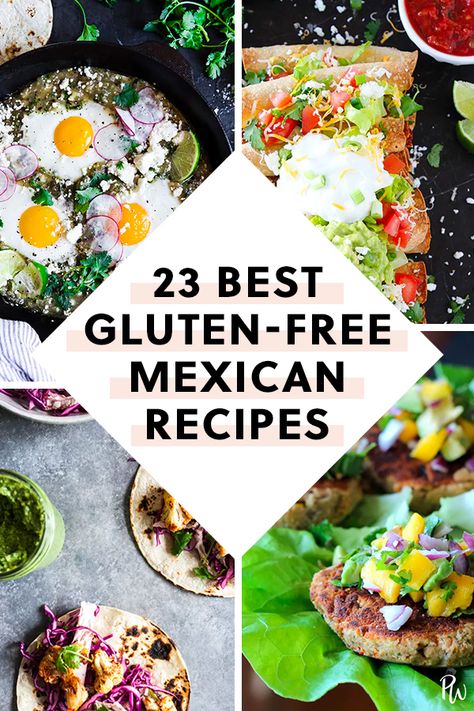 23 Gluten-Free Mexican Recipes That Aren't a Boring Taco Salad #purewow #gluten-free #easy #food #recipe #mexican Celiac Mexican Recipes, Gf Mexican Recipes, Mexican Food Recipes Gluten Free, Gluten Free Mexican Food, Gluten Free Tacos Recipes, Mojito Party, Mexican Easy, Gluten Free Mexican, Purewow Recipes