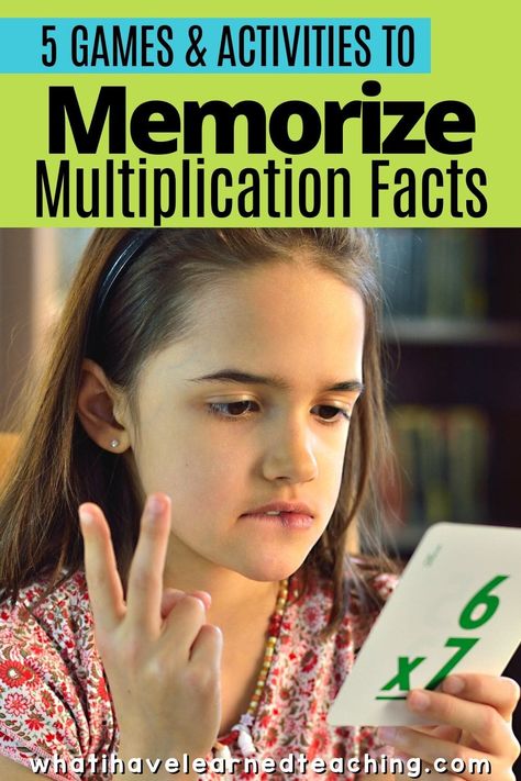 5 Activities to Help Students Learn Multiplication Facts How To Learn Multiplication, Ways To Teach Multiplication Facts, How To Memorize Multiplication Tables, Learning Multiplication Facts Kids, Best Way To Teach Multiplication Facts, Fun Ways To Practice Multiplication, Multiplication Help, Fun Ways To Learn Multiplication Facts, Best Way To Learn Multiplication Facts