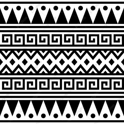 Vector De Patrones Sin Fisuras étnicas Patrón Azteca Patrón Tribal Motivos VectorFondos, Resumen, Americano, Arte Imagen de fondo para descarga gratuita Seamless Pattern, Geometric Shapes, Black And White, Pattern, White, Black