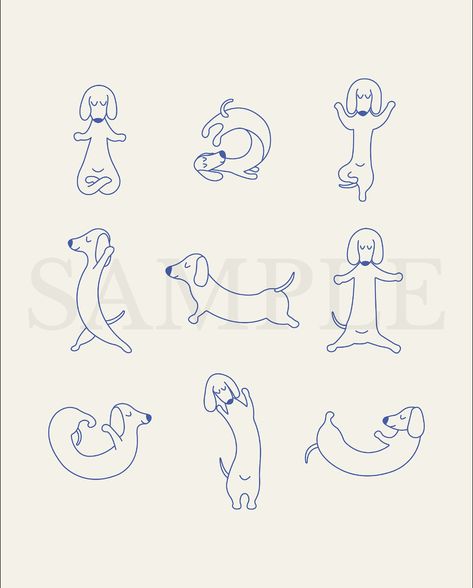 Weiner Dog Drawing Easy, Drawing Dachshund, Longhaired Dachshund Tattoo, Sausage Tattoo, Dachshund Illustration Drawings, Sausage Dog Drawing, Dachshund Tattoos, Sausage Dog Illustration, Sausage Dog Tattoo