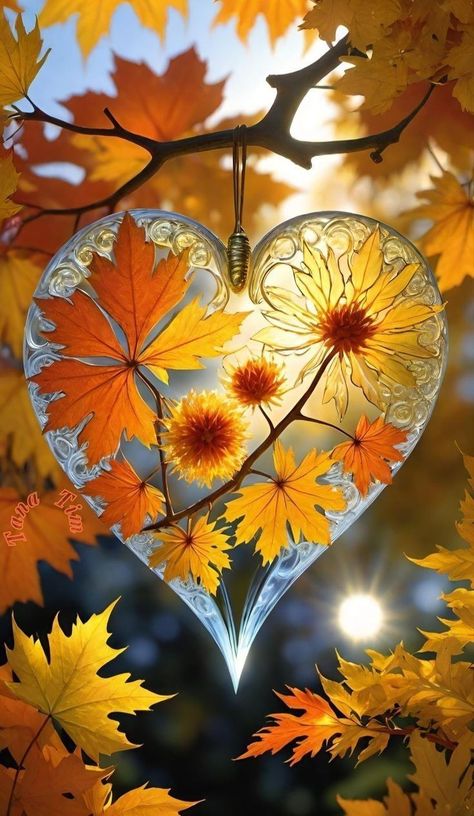 Heart In Nature, Fall Landscape Photography, Very Beautiful Flowers, Easter Wallpaper, Fall Images, Wallpaper Nature Flowers, Autumn Scenes, Seasons Art, Autumn Scenery