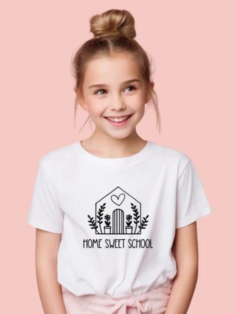 Homeschool Tshirt Ideas, Home Sweet Homeschool, School Recess, Homeschool Coop, Homeschool Family, Homeschool Shirts, Homeschool Kids, Homeschool Life, Homeschool Ideas