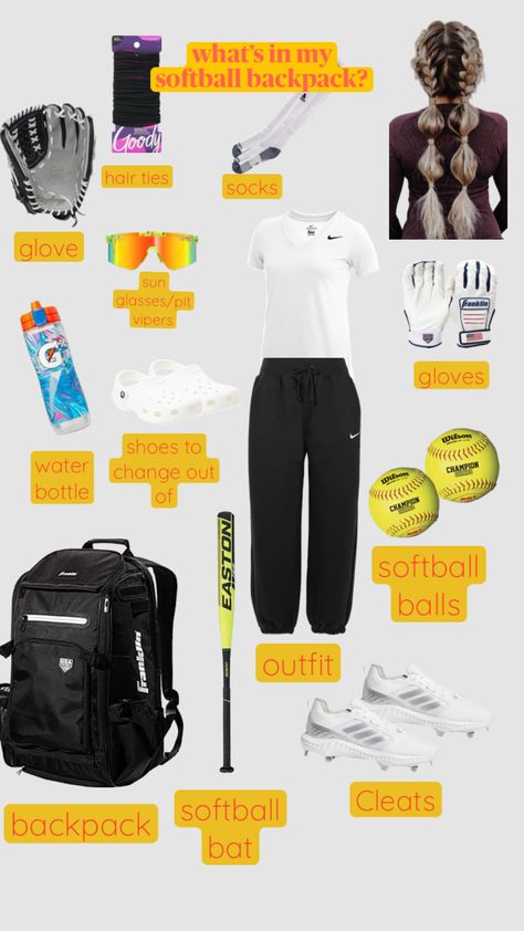 #preppysoftball #softball #softballpreppy #softballgirl #softballchecklist #sporty #sport Softball Outfits, Softball Hairstyles, Girls Softball, Trendy Outfits For Teens, Sporty Outfits, Dance Videos, Outfits For Teens, Softball, Aesthetic Clothes