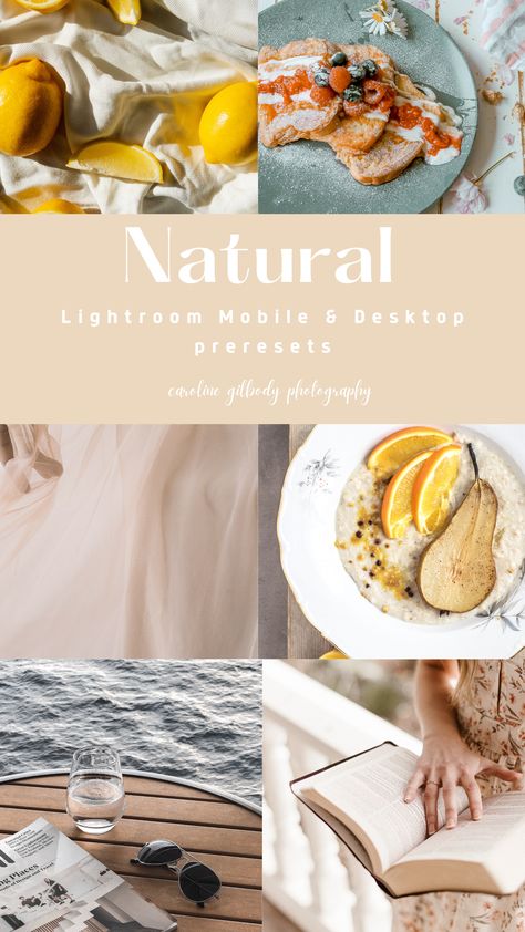 Natural Preset, Filter For Instagram, Consistent Aesthetic, Natural Filter, Instagram Filter, Instagram Influencer, Presets Lightroom, Lightroom Mobile, Light Recipes