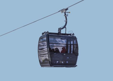 Detachable gondola lift POMA • Comfort in the mountains Gondola Lift, Line Video, Wind Direction, Speed Reading, Year 2, Video Surveillance, In The Mountains, The Mountain, Design