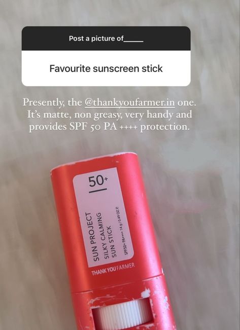 Thank you Farmer Sunscreen Stick Thank You Farmer Skincare, Thank You Farmer, Sunscreen Stick, Skincare Review, Glow Up?, Sunscreen, Farmer, Thank You, Quick Saves