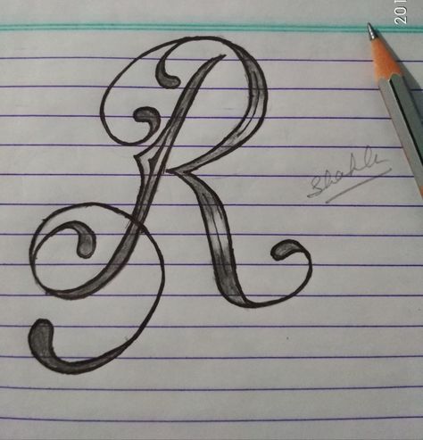 R letter tattoo Letter R Lettering, R Letter Art, Letter R With Heart, R Drawing Letter, J Drawing Letter, R Fonts Design Letters, Letter R Drawing, R Letter Drawing, M Drawing Letter