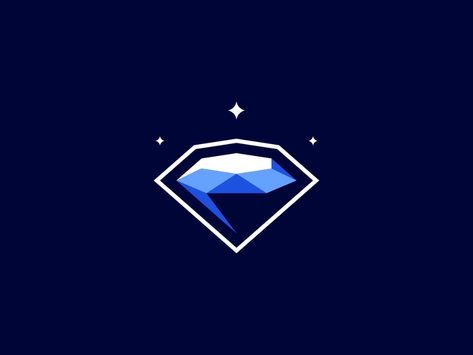 Diamond by Caelum ⚡ on Dribbble Gem Logo, Diamond Graphic, Diamond Icon, Diamond Logo, Diamond Image, Vector Logos, Logo Restaurant, Game Logo, Logo Images