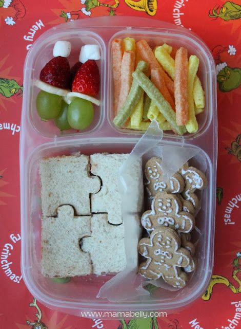 Super simple holiday lunch ideas | packed with @EasyLunchboxes Lunch On The Go Ideas, Holiday Lunch Ideas, Lunch Ideas Packed, Sack Lunch Ideas, Healthy Kids Meals, Creative School Lunches, Kids School Lunch Ideas, Pine Cones Christmas, Kids Packed Lunch