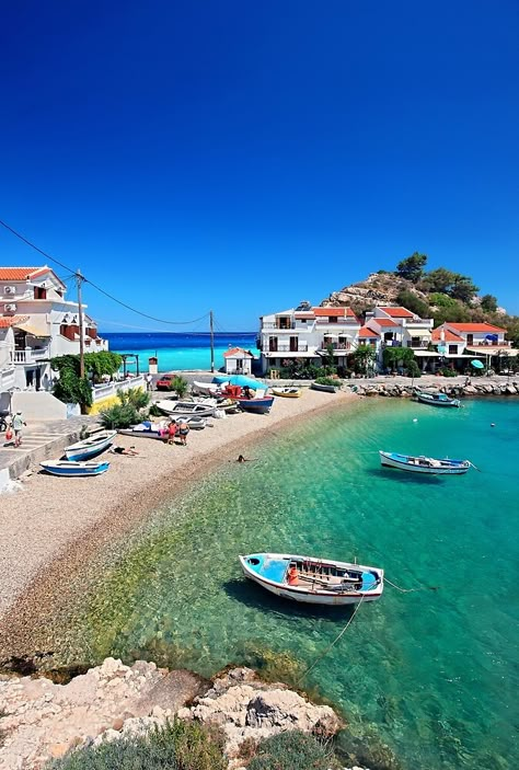 Samos Island Greece, Samos Greece, Greek Islands Vacation, Island Town, Dream Vacations Destinations, Samos, Eyes Open, Greek Island, Corfu