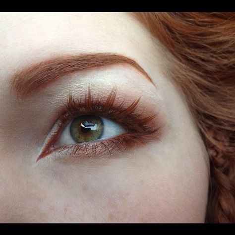 Eye Makeup Red Hair, Eye Makeup Red, Makeup Red Hair, Eyebrows Redheads, Redhead Hair Color, Ginger Makeup, Make Up Sposa, Red Hair Makeup, Red Eyeliner