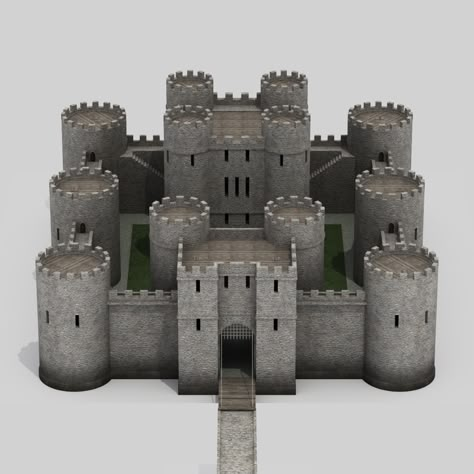 Model Castle, 3d Castle, Castle Plans, Army Men Toys, Small Castles, Medieval Tower, Minecraft Castle, Minecraft Medieval, Iphone Wallpaper Video