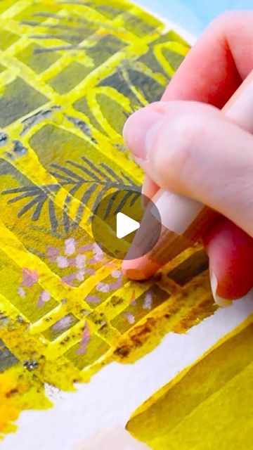 Katie | lllustrator & Artist on Instagram: "A quick process video sharing the palm house I painted last week! Very satisfying peeling off the masking fluid and I really loved building up those details behind the frame. I used a mix of water-based ink and acrylic inks, finished with Stabilo Woodys, Sennelier oil pastels and neocolors! 

#ArtReels #PaintingProcess #TheyDrawAndGarden #NatureArt #MixedMediaArtist #ColourfulArt #100DaysOfSketchbookPlay" Oil Pastel Watercolor, Realistic Oil Pastel Drawings, Watercolor And Oil Pastel, Oil Pastel And Watercolor, Sennelier Oil Pastels, Palm House, Art Demo, Oil Pastel Paintings, Pastel Paintings