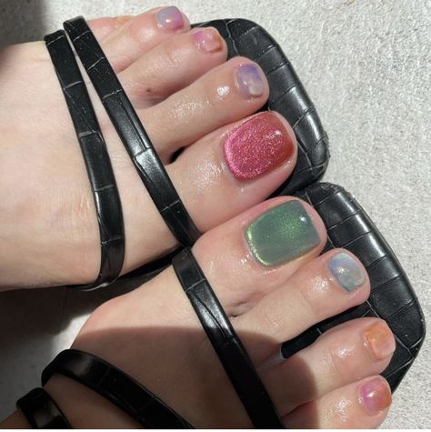 Foot Nail, Pretty Gel Nails, Kawaii Nails, Fire Nails, Dream Nails, Funky Nails, Pretty Acrylic Nails, Chic Nails, Dope Nails