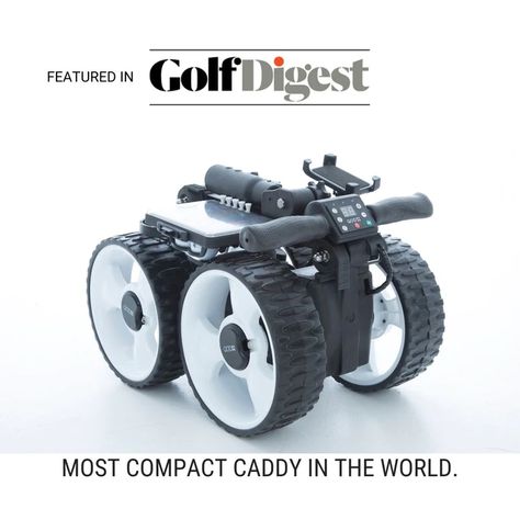 Electric Golf Caddy Cart 2020 & Motorized Golf Push Cart -QOD GOLF USA Golf Caddy, Golf Push Cart, Push Cart, Golf Trolley, Lithium Battery, Monster Trucks, Las Vegas, Electricity, Golf