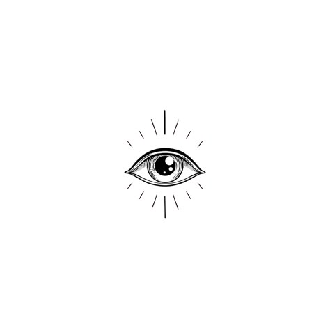 Single Eye Tattoo, Evil Eye Tattoo Black And White, Small Concept Tattoo, Minimalist Eye Tattoo, Eye Of God Tattoo, Eye Tattoos For Women, Eye Tattoo Men, Third Eye Drawing, Hand Eye Tattoo