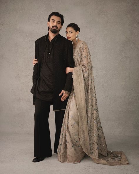 Athiya Shetty | 🩶 | Instagram Kl Rahul And Athiya Shetty, Rahul And Athiya, Best Couple Poses, Ambani Wedding, Best Indian Wedding Dresses, Athiya Shetty, Engagement Lehenga, Kl Rahul, Wedding Photo Album