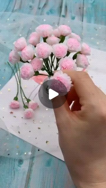 World of Beauty on Instagram: "DIY flower making with tissue paper 🌸
#tissuepaperflowers #paperflowercraft #diyflowers #craftingwithtissuepaper #papercrafts #handmadeflowers #flowermaking #creativecrafts #craftyideas #floralart #paperart #craftycreators #artwithpaper #homemadeflowers #craftycommunity #paperflowerdesign #craftinginspiration #flowercrafting #craftylife #craftingfun #paperflowertutorial #diydecor #craftyhands #creativeminds #handmadedecor" Small Tissue Paper Flowers Diy Easy, Diy Tissue Paper Flowers, Flower Making Crafts, Paper Flowers Diy Easy, Tissue Paper Flowers Diy, Trending Crafts, Tissue Paper Crafts, Tissue Flowers, Paper Flower Crafts