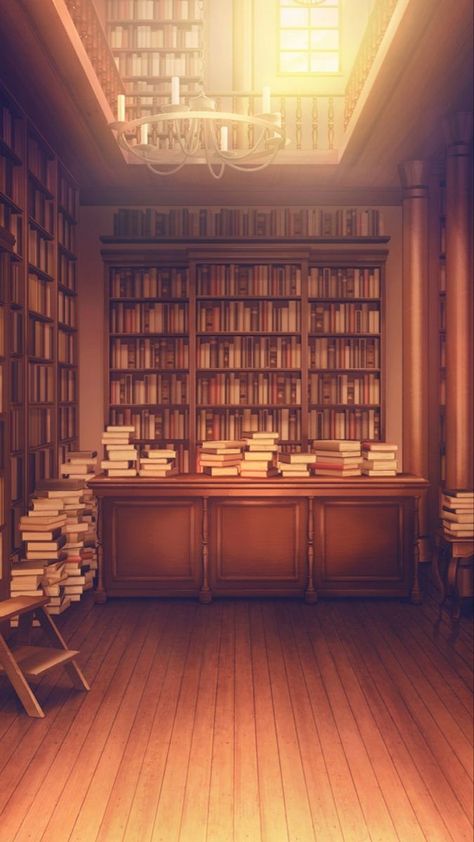 Library Aesthetic Background, Anime Library Background, Library Anime, Anime Library, Dream Home Library, Episode Interactive Backgrounds, Anime Places, Episode Backgrounds, Library Aesthetic