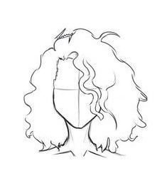 Female Hair Ideas Drawing, How To Sketch Hair Step By Step, Hair Sketches Girl, How To Draw Cartoon Hair, Drawing Base Hair, Simple Hair Drawing, How To Sketch Hair, Hair Base Drawing Female, Hairstyle Ideas Drawing