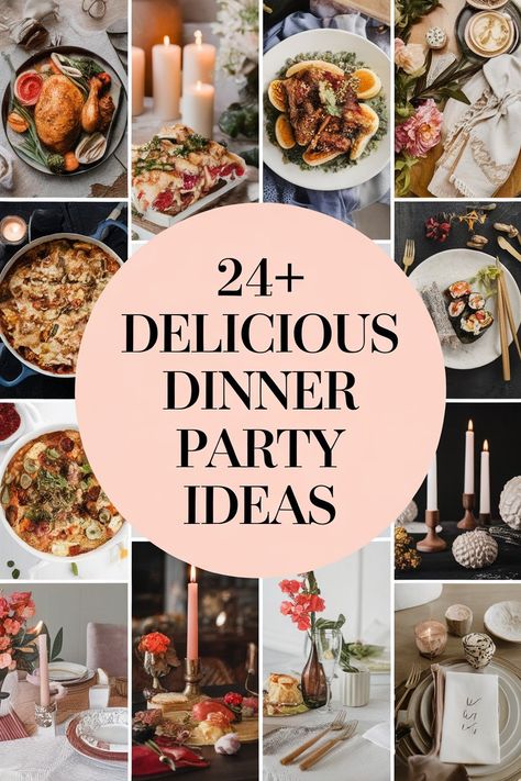 Plan the perfect dinner party with these tasty ideas that wow your guests. From savory appetizers to delectable desserts there’s something for every taste bud. Impress everyone with amazing recipes including elegant salads flavorful main dishes and mouthwatering sides. Make your gathering unforgettable with delightful dining experiences and beautiful presentations. https://ostrali.com/dinner-party-ideas Easy Dinner Party Menu Ideas, Elegant Salads, Theme Dinner Party, Dinner Party Menu Ideas, Dinner Party Entrees, Party Entrees, Savory Appetizers, Dinner Party Ideas, Fancy Dinners