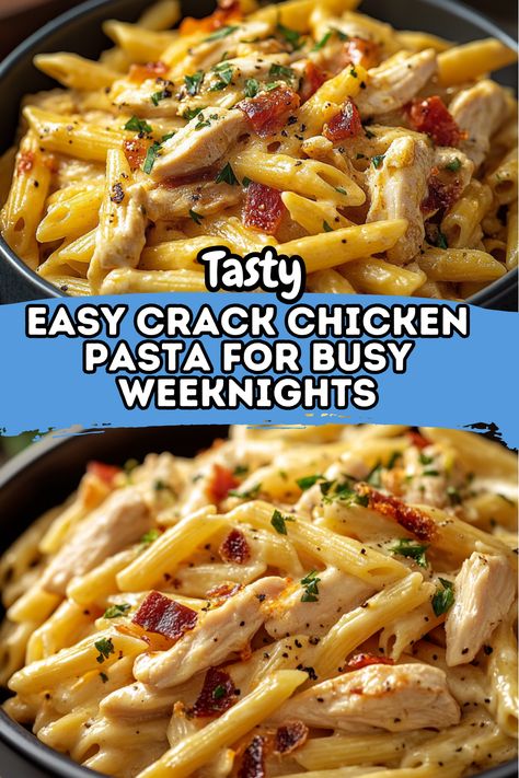 Tired of the same old dinner routine? This easy Crack Chicken Penne recipe is here to save the day! With just a handful of ingredients and a cooking time of under 30 minutes, you can create a creamy, cheesy masterpiece that everyone will love. The combination of savory chicken and ranch seasoning gives this dish a delightful twist. Don’t forget to customize it with your favorite veggies for added nutrition. Make mealtime exciting again with this quick and delicious recipe! Can Chicken Recipes Easy, Chicken Penne Recipes, Penne Recipes, Chicken Penne, Flavorful Meals, Chicken Breast Seasoning, Savory Chicken, Fresh Chicken, Ranch Seasoning