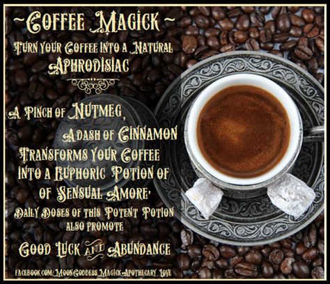 Coffee Magick! Coffee Magick, Coffee Magic, Goddess Magick, Kitchen Witch Recipes, Witch Coffee, What A Life, Magickal Herbs, Teen Witch, Tea Health Benefits