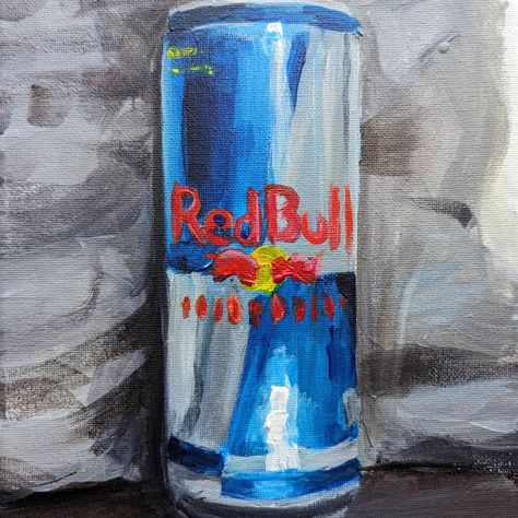 Another still life study! Sticking to cans for my paints because I loveeee how reflective they are when the light shines on them. I've got this one and some prints available on my Etsy Store https://artsyprintsbygriffin.etsy.com/listing/1715964348 #acrylicpainting #oilpainting #artistsoninstagram #redbull #realism #painting #artist #artistoninstagram #artoftheday #artgallery Redbull Can Diy, Still Life Study, Life Study, Ive Got This, Realism Painting, Abstract Art Painting Diy, Painting Artist, Still Life Painting, Abstract Art Painting