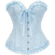 Bustier Top Corsets, Plus Size Gothic, Bustier Lingerie, Victorian Corset, Blue Lace Top, Fashion Kpop, Top Corset, Blue Corset, Gothic Clothes