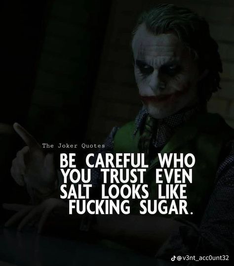 Joker quote that hit hard Gotham Movie, The Joker Quotes, Heath Ledger Joker Quotes, Joker Love Quotes, Joker Gotham, Joker Quote, Cosplay Instagram, Gangster Quotes, Dc Superman