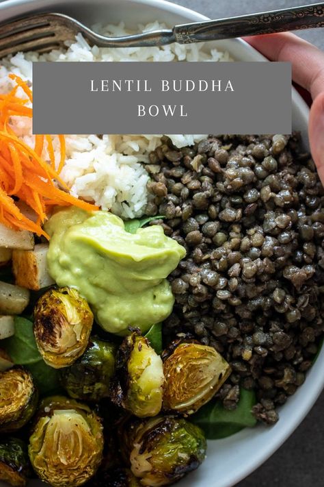 If you are like me and always looking for healthy meal ideas, I have just the dish for you. This Lentil Buddha Bowl Recipe is loaded with so much healthy goodness and it is so delicious. This is the bowl that will help keep you on track with your health goals! Lentil Buddha Bowl, Buddha Bowl Recipe, Buddha Bowls Recipe, Protein Salad, Protein Bowls, Chicken Sandwiches, Healthy Bowls, Easy Meal Plans, Buddha Bowls