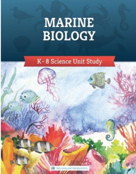 FREE Marine Biology Curriculum - Homeschool Giveaways Marine Biology School, Marine Biology Unit Study, Homeschool Ocean Unit Study, High School Marine Biology, Ocean Jobs Marine Biology, Sea Club, The Good And The Beautiful, Science Unit Studies, Weather Lessons