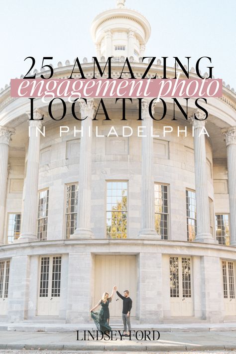 Whether you look to the Old City, the Schuylkill River, surrounding parks and gardens, or South Street, you can't go wrong with a Philadelphia Engagement Session! In this post I'm covering 25 amazing outdoor engagement session locations in Philly that you have to add to your list! Philadelphia engagement photos, Old city loop, 18th century gardens Philly, Things to do in Philadelphia, top tourist attractions in Philly Engagement Photos In Philadelphia, Wedding Venues Philadelphia, Philly Wedding Photos, Philadelphia Photoshoot Locations, Old City Philadelphia Engagement Photos, Engagement Photo Ideas City, Philadelphia Engagement Shoot, Old City Philadelphia, Philadelphia Wedding Photos