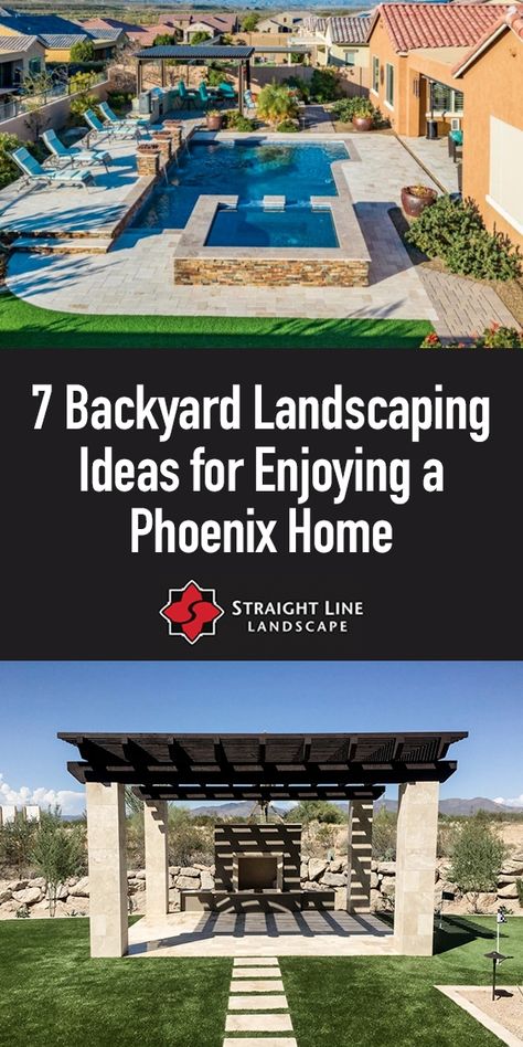 Backyard Az Landscaping Ideas, Luxurious Backyard Landscaping, Phoenix Backyard Landscaping, Phoenix Landscape Backyard, Backyard Landscaping In Arizona, Pool Desert Landscaping, Backyard Arizona Ideas, Backyard Ideas No Pool, Southwest Backyard Landscaping