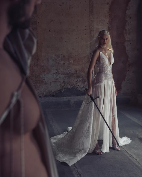 Arya dress // Dracarys // 2025 bridal collection by Kim Kassas Couture #couturefashion #couturedress #catwalk #fashiondesigner… | Instagram Kim Kassas Dracarys, Kim Kassas Wedding Dresses, Kim Kassas Couture, Kim Kassas, Character Clothing, Evening Dress Collection, Clothing Design, Glam Dresses, Bridal Couture