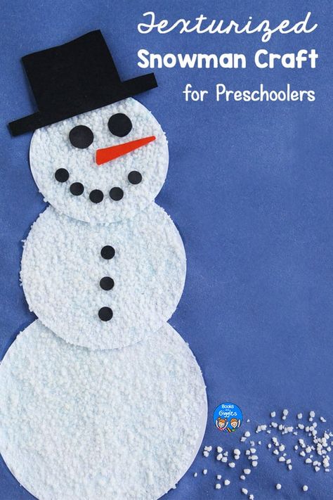 Snowman Art Projects For Kids, Snowman Crafts Preschool, Easy Winter Crafts, Fairy Tale Crafts, Winter Crafts Preschool, Snowman Art, Craft For Preschoolers, Snowman Craft, Toddler Ideas