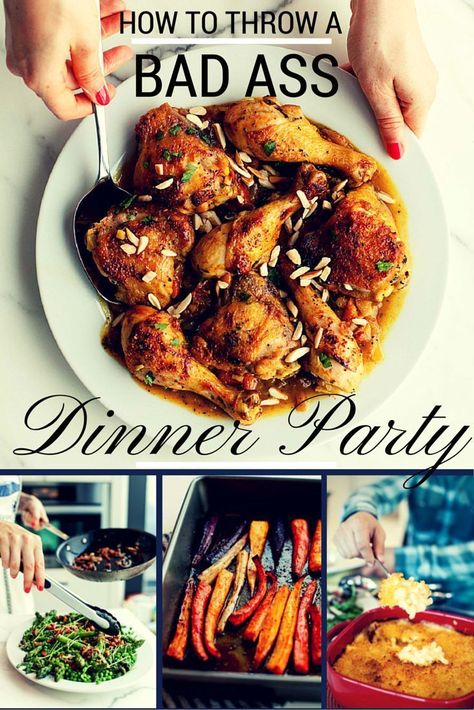 Easy Dinner Party Recipes, Dinner Club, Dinner Party Themes, Dinner Party Menu, Dinner Party Recipes, Cheap Dinners, Winter Dinner, Party Menu, Fun Dinners