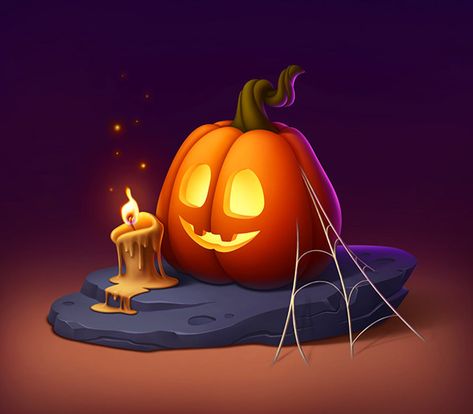 Halloween 3d Illustration, Pumpkin Digital Art, Pumpkin Halloween Illustration, Halloween 3d Art, Halloween Pumpkin Illustration, Halloween Concept Art, Halloween Cartoon Art, Pumpkin Cartoon, Pumpkin 3d