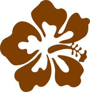 Brown Hibiscus clip art Hibiscus Clip Art, Hibiscus Drawing, Beach Clips, Handicraft Ideas, Free Clipart Images, Parking Spot, Stencil Templates, Hawaiian Flowers, Tropical Theme