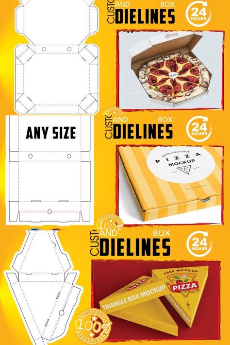 I will design colorful pizza boxes and product packaging Pizza Box Design, Rice Packaging, Personal Pizza, Pizza Design, Pizza Box, Pizza Boxes, Packaging Product, Delicious Pizza, Box Packaging Design