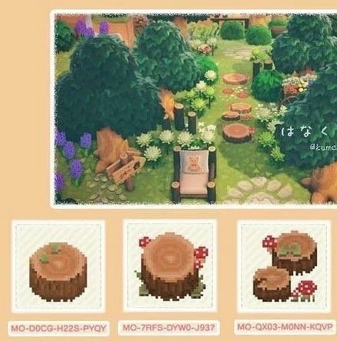 Acnh Path Decoration, Mushroom Acnh Code, Acnh Island Designs Forestcore, Mushroom Codes Acnh, Acnh Mushroomcore, Animal Crossing Mushroom Path, Animal Crossing Forestcore Codes, Acnh Mushroom Codes, Acnh Steps