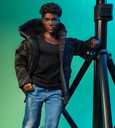 Black Ken Doll, Ken Barbie Doll, Ken Barbie, Face Mold, Barbie Ken, Dolls Fashion, Male Doll, Ken Doll, Barbie Collector