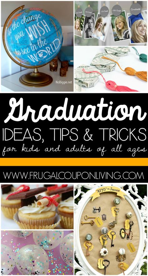 Graduation Tips, Ideas and Tricks for your graduate - Kindergarten to Collegiate - there should be something for everyone on Frugal Coupon Living. #frugalcouponliving #graduation #party #graduationparty #hacks #ideas #graduationpartyideas #graduationpartydecorations Graduation Tips, Cinnamon Stick Candle, Dollar Diy, Graduation Party Games, Melt Recipe, Grad Ideas, Thrifty Thursday, Reunion Ideas, Pinterest Crafts