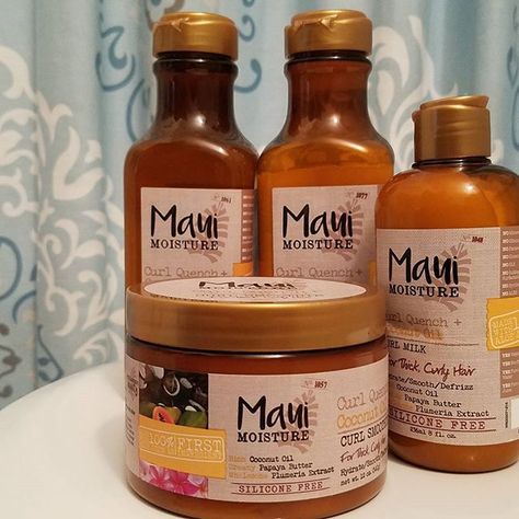 Maui Moisture Curl Quench + Coconut Oil Review. Is it Worth it? Maui Hair Products, Maui Moisture, Hair Nutrition, Natural Gel Nails, Hair Supplies, Hair Advice, Curly Hair Care, Curly Hair Tips, Natural Hair Tips