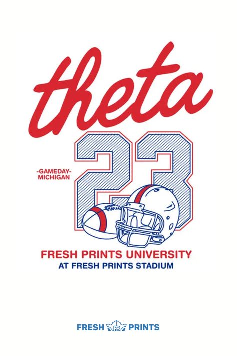 Customize cute, trendy, and affordable merch for your organization with Fresh Prints! Kappa Alpha Theta, Theta, Theta sorority, sorority merch, custom sorority merch, gameday, gameday merch, gameday apparel, sorority gameday apparel, sporty merch, custom greek life apparel, merch, cute merch, trendy merch, merch inspo, merch ideas, football design, custom graphic, sporty graphic, vintage graphic, graphic design, custom merch, sorority merch inspo, sorority gameday merch ideas, football graphic, Sorority Sports Shirts, Sorority Game Day Merch, Sorority Merch Ideas Trendy, College Merch Ideas, Sorority Merch Designs, Kappa Alpha Theta Graphic, Trendy Sorority Apparel, Sorority Merch Apparel Design, Sorority Apparel Ideas