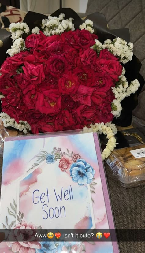 Get Well Soon Snapchat Stories, Get Well Soon Flowers Snapchat, Get Well Soon Bouquet Flowers, Flowers In Hospital, Get Well Soon Flowers Bouquets, Flowers Snapchat Story, Sick Snap, Hospital Flowers, Get Well Soon Gift Ideas