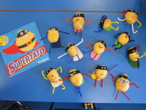 Beegu Activities Eyfs, Superhero Nursery Activities, Real Life Superheroes Eyfs, Year 1 Superhero Activities, Super Tato Activities, Supertato Activities Ks1, Superpotato Activities, Superhero Eyfs Activities, Superhero Activities Eyfs